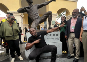 Bronze statue of Olympic champion Usain Bolt unveiled in Florida