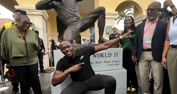 Bronze statue of Olympic champion Usain Bolt unveiled in Florida