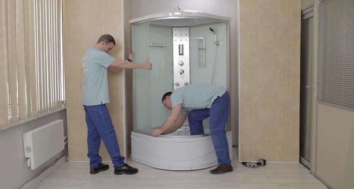 Как установить душевую кабину: правила и несколько советов